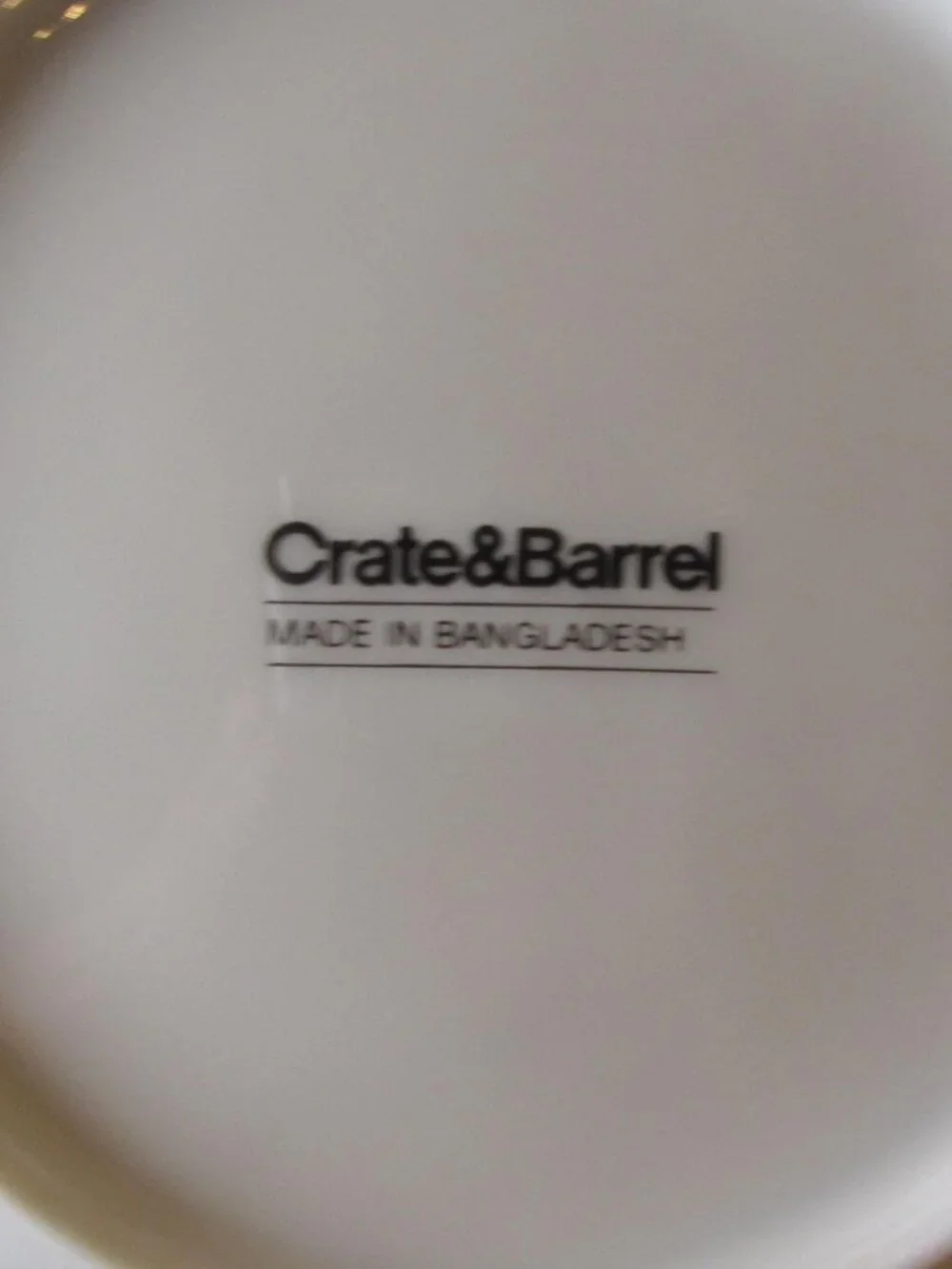 Crate & Barrel Christmas Holiday Appetizer Plates Set of 4 Evergreen (W6627)